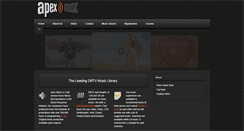 Desktop Screenshot of apexmusic.com