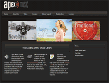 Tablet Screenshot of apexmusic.com